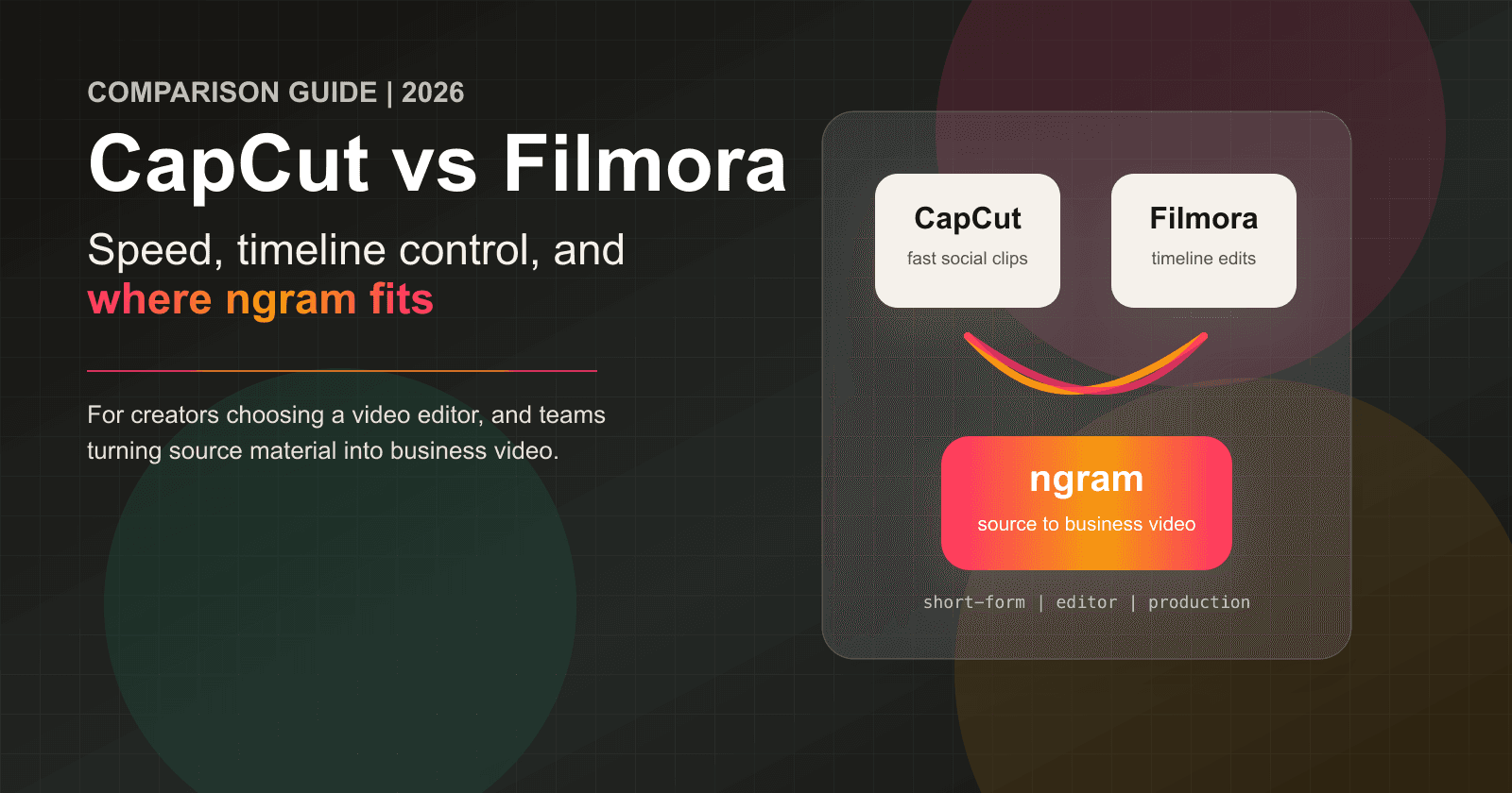 CapCut vs Filmora: Which Video Editor Fits in 2026