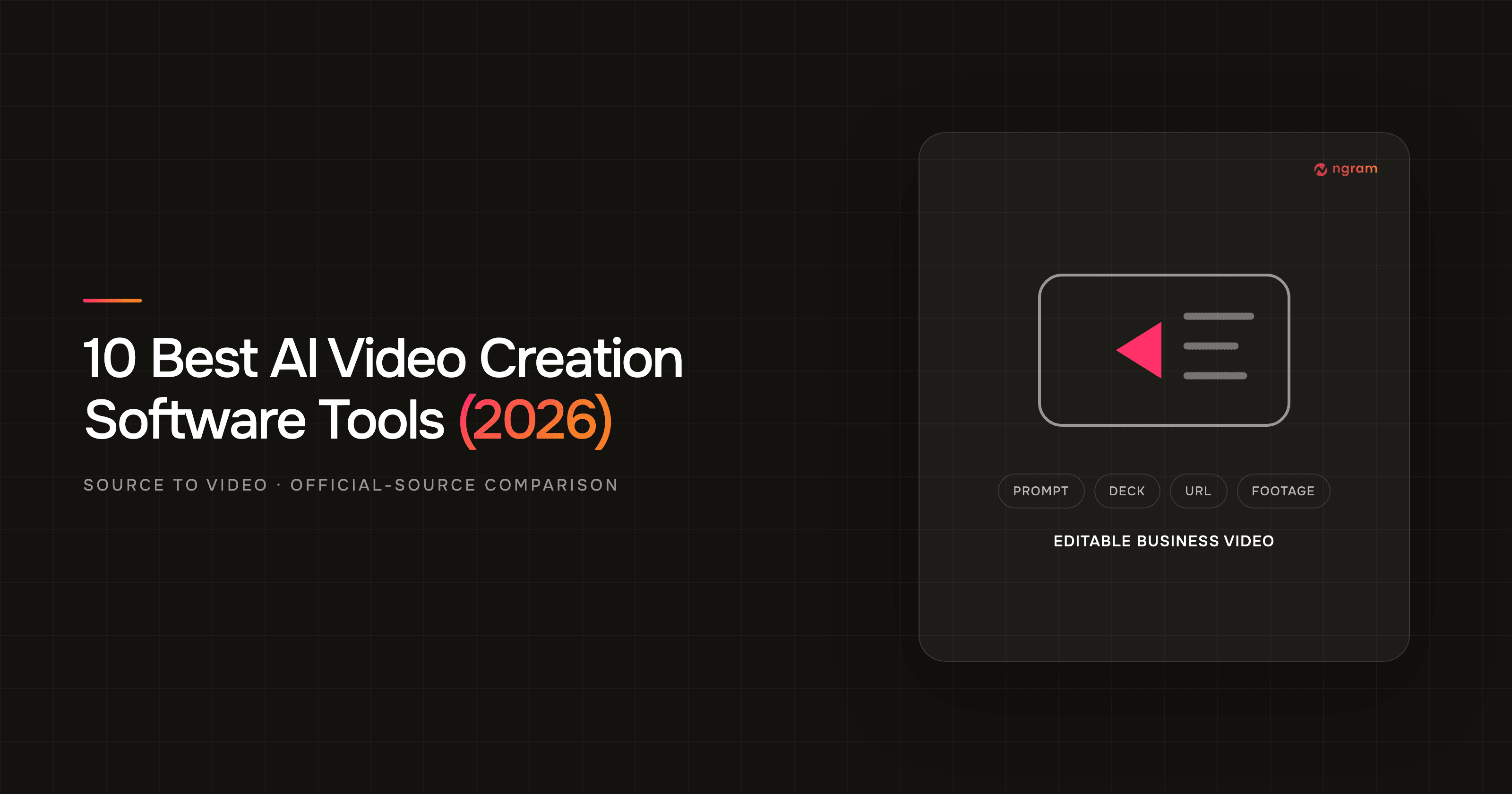 10 Best AI Video Creation Software Tools (2026)