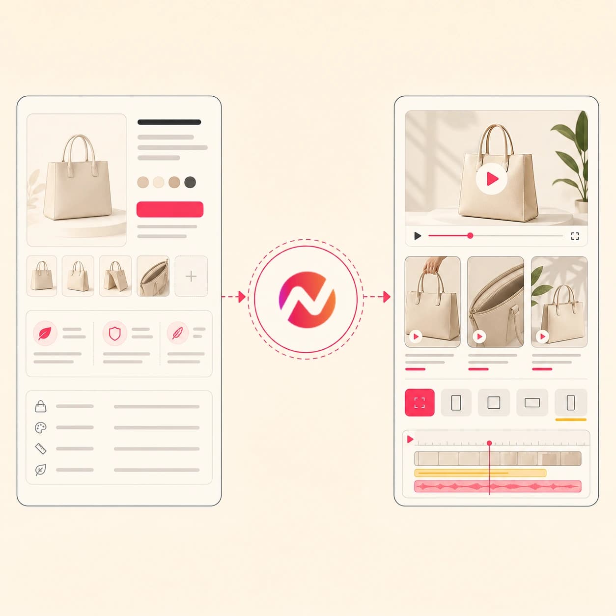 AI Ecommerce Video Maker hero preview