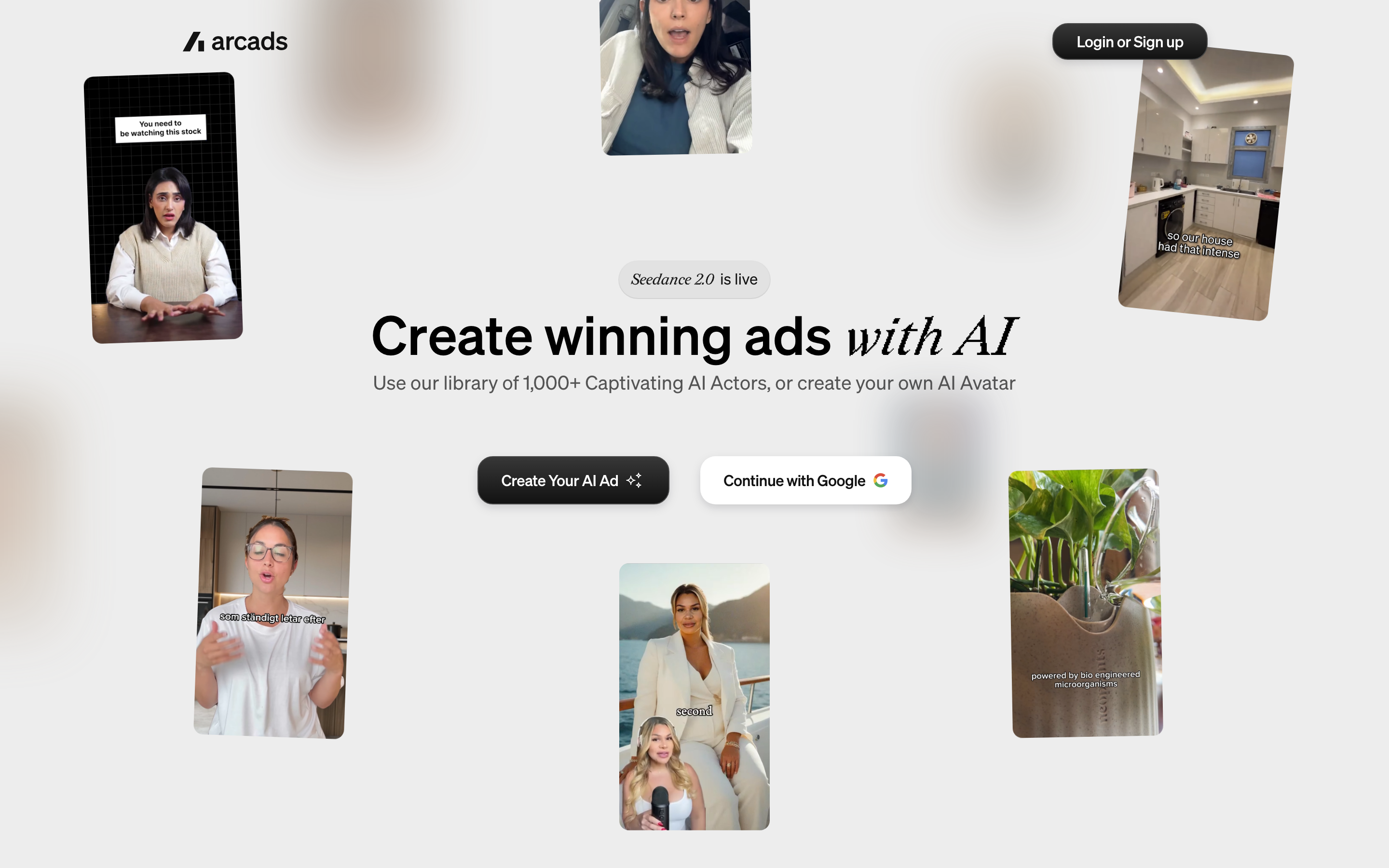 Arcads screenshot
