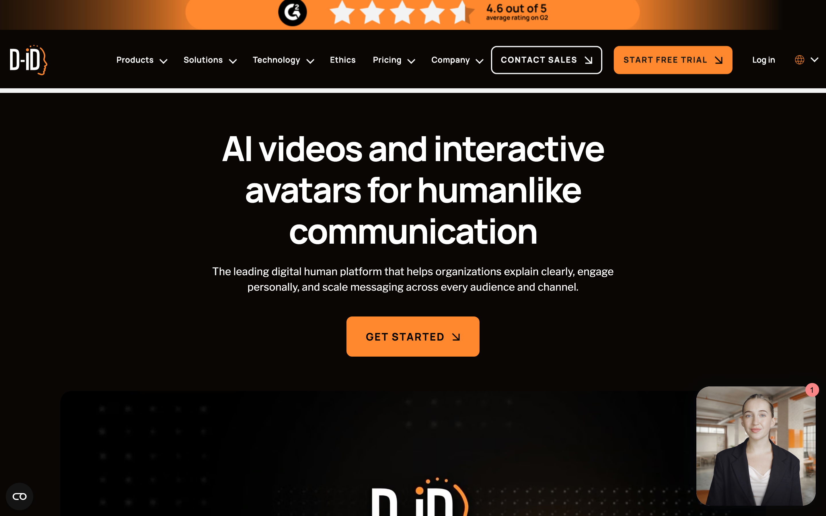 D-ID screenshot
