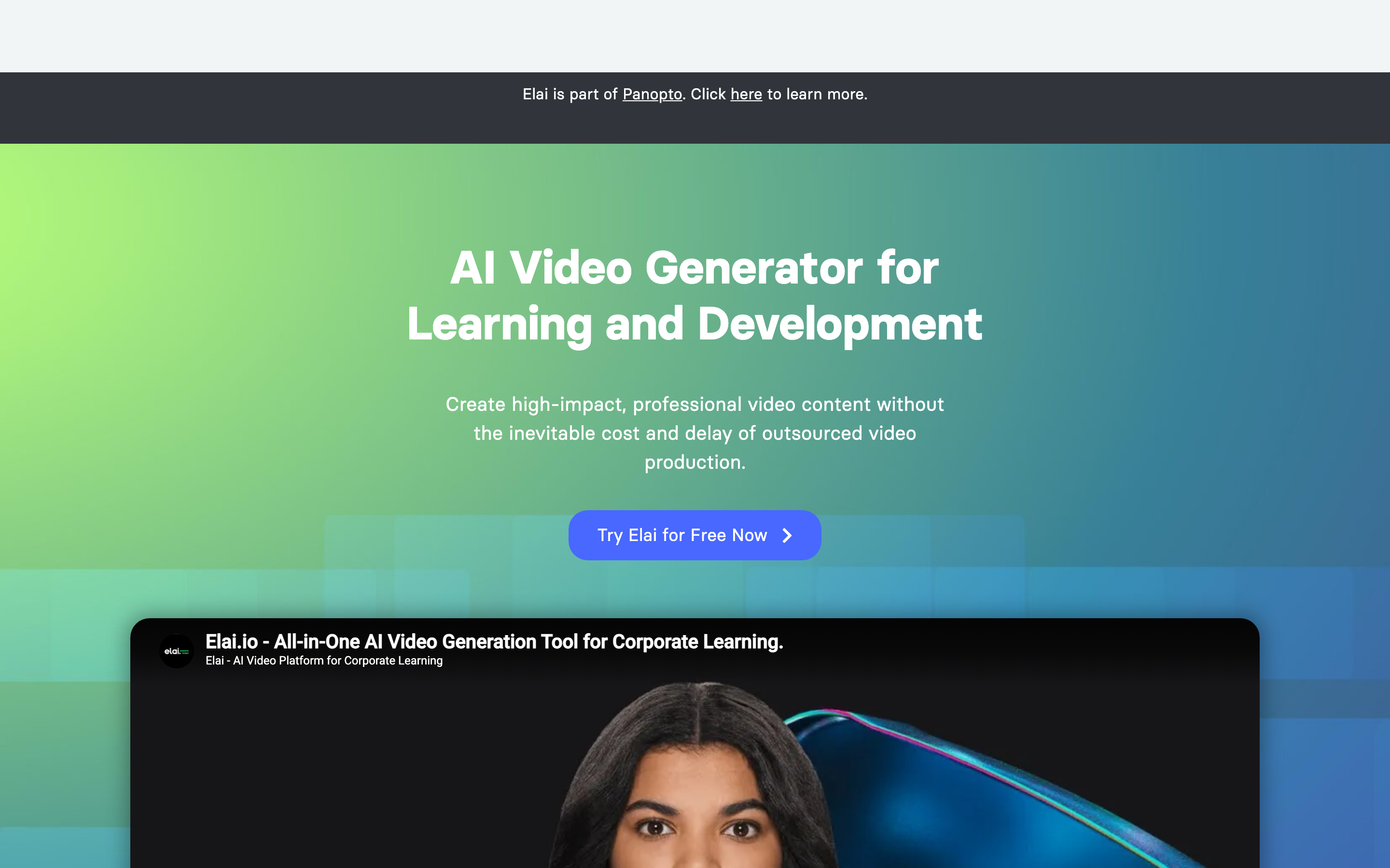 Elai.io screenshot
