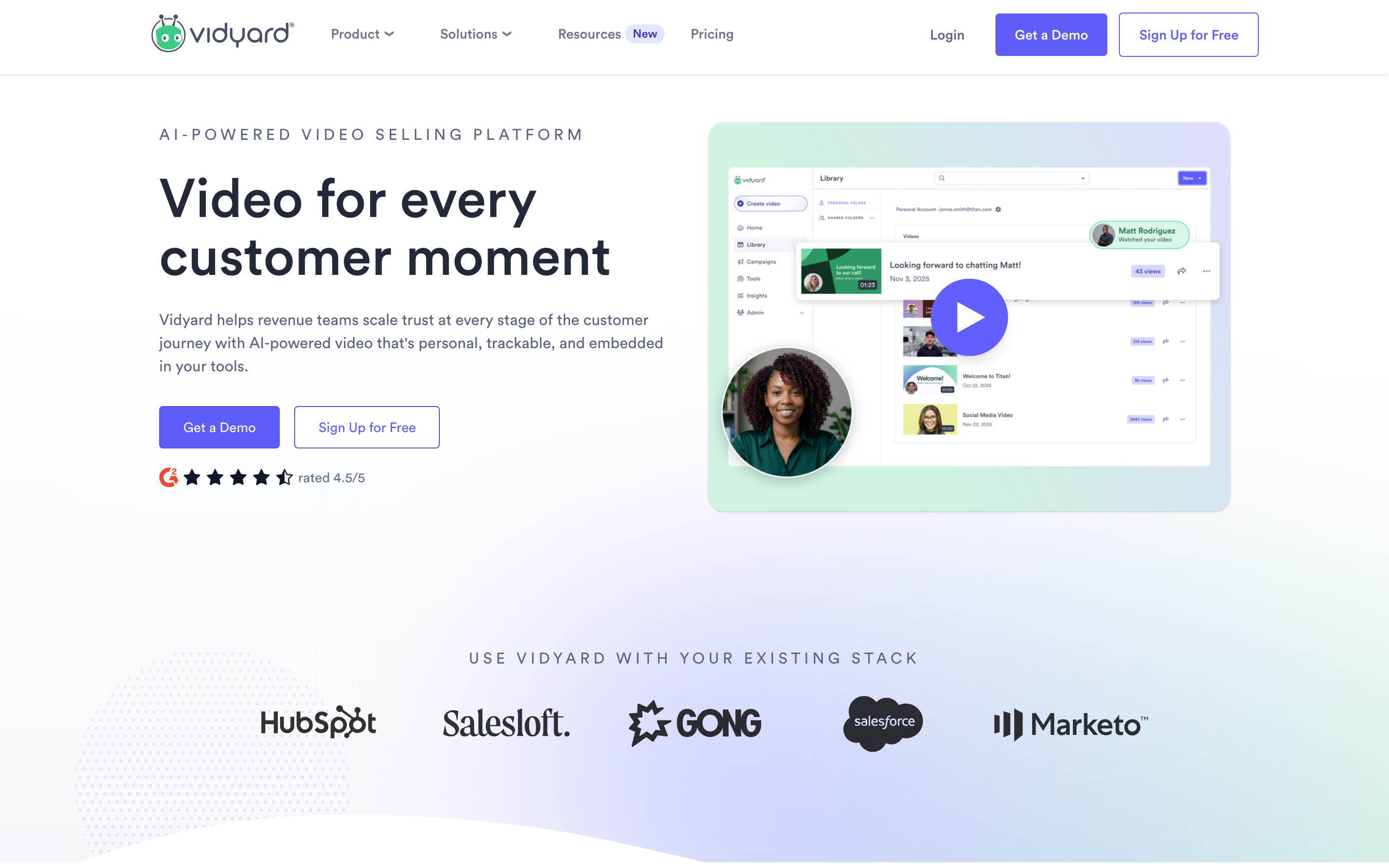 Vidyard screenshot